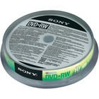 DVD+RW Sony 10 stuks