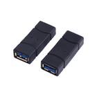 USB 3.0 A->A adapter (f/f) verguld