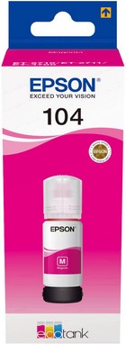 Cartridge Epson 104 fles 65ml magenta