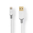Apple iPhone kabel 2M lightning (met licentie) verguld