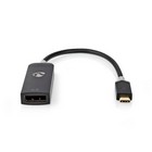USB 3.2 Gen 1 USB Type-C Male -> DisplayPort Female 0.20 m  Verguld