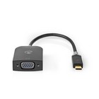 USB 3.2 Gen 1 USB Type-C Male -> VGA Female 0.20 m  Verguld