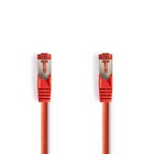 S/FTP CAT6 kabel 0,25 meter rood
