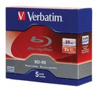 BD-RE Verbatim 25GB 5 st.