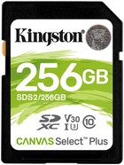 SD kaart 256GB CL10  Kingston CS+