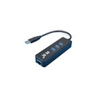Netwerk adapter USB3.0 + 3 x USB3.0 port