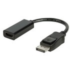 Displayport HDMI kabel 0,2M zwart