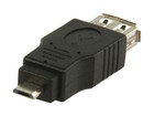 USB micro->USB A female adapter